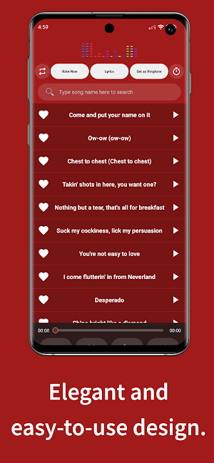 Music Rihanna & Lyrics Offline Screenshot 1