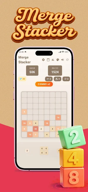 Merge Stacker: Number Puzzle Screenshot 0