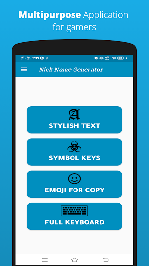 Nickname Generator For Gamers - Nicks For Games Screenshot 0