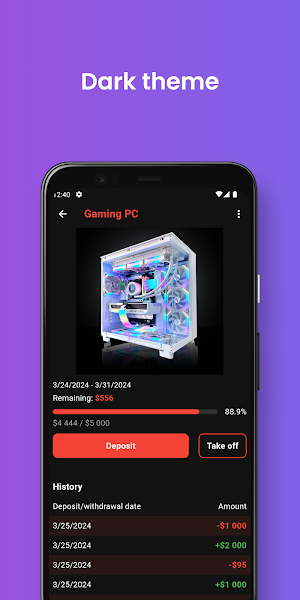 Moneybox Pro - Easy Piggy Bank Screenshot 3