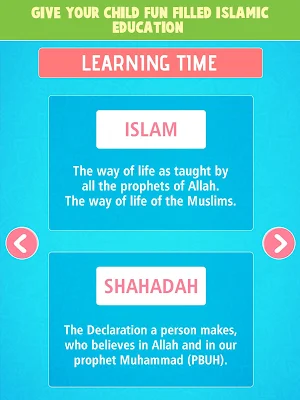 Muslim Kids Educational Games - Kids Learn Islam Screenshot 3