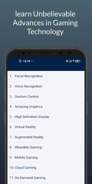 Learn - Game Technology | Game Gadgets Screenshot 1