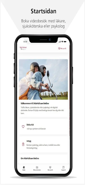 Närhälsan Online Screenshot 1