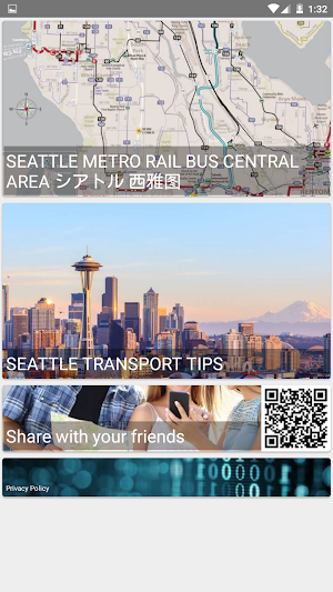 SEATTLE METRO RAIL BUS MAP Screenshot 0