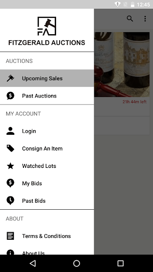 Fitzgerald Wine Auctions Screenshot 3