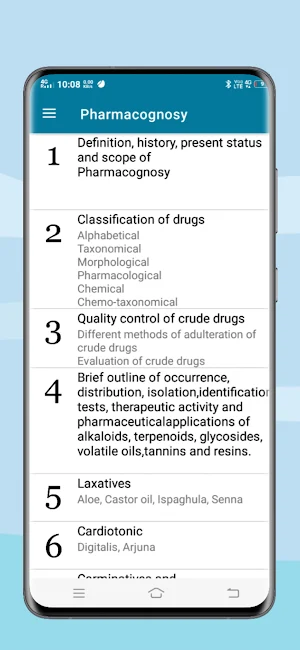 Pharmacognosy Notes Screenshot 1