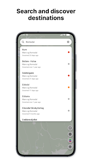 Løyper/Längdspår/Loipen Screenshot 3
