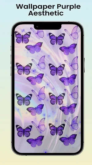 Wallpaper Purple Aesthetic Screenshot 0
