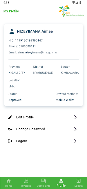 MyRRA Screenshot 3