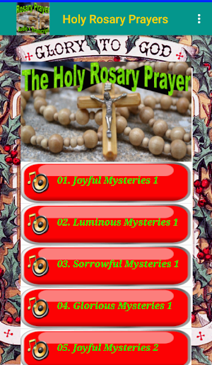 Holy Rosary Prayer | Audio + Transcript Screenshot 2