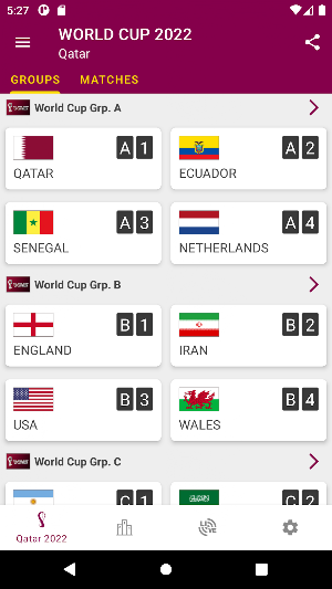 World Cup Qatar 2022 LIVESCORE Screenshot 0