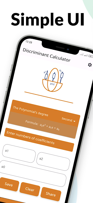 Discriminant Calculator Screenshot 0