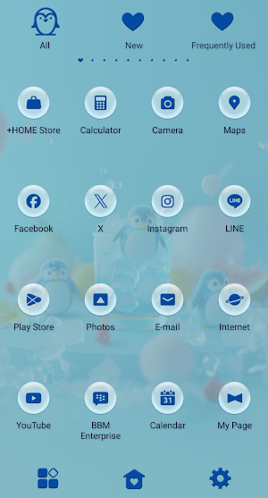 Penguin Adventure Theme +HOME Screenshot 2