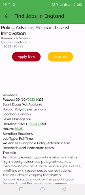 Jobs in UK Screenshot 2