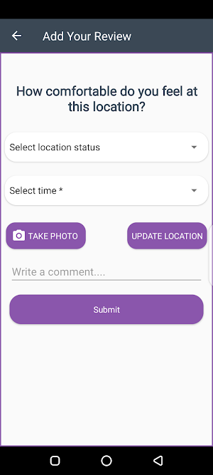 KP Women Safety App Screenshot 2