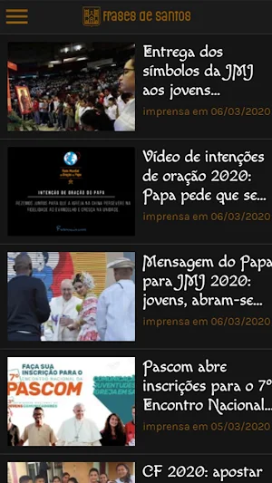 Frases de Santos Screenshot 2