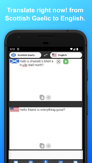 English to Scottish Gaelic Tra Screenshot 3
