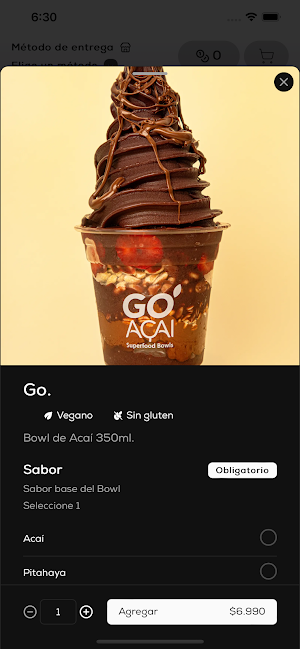 Go Acaí Screenshot 1