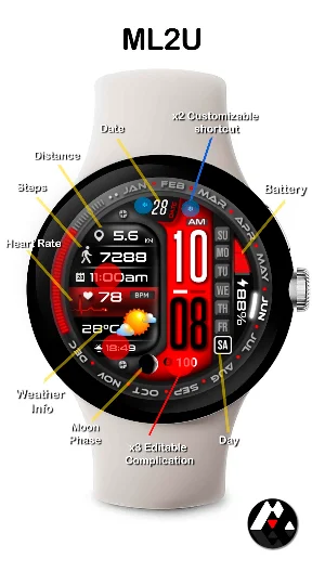 ML2U 277 Watch Face Screenshot 1