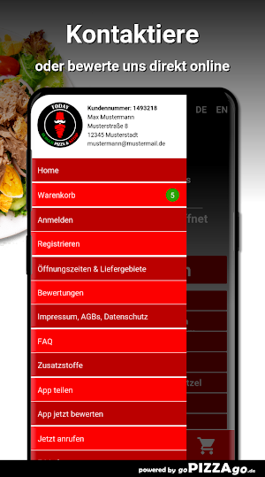 Today Pizza - Kebaphaus Völkli Screenshot 2