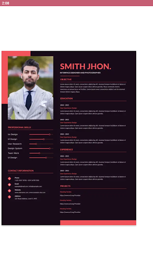 Resume Maker Tools Screenshot 3