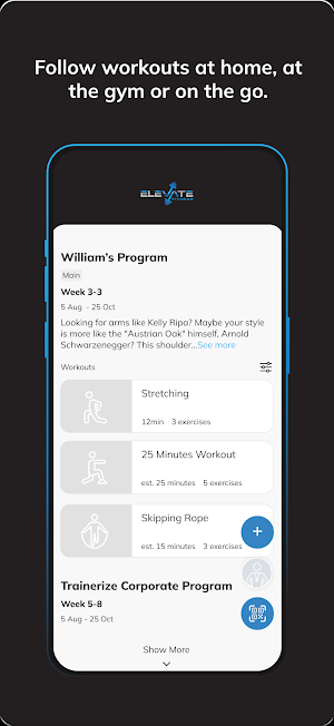 Elevate Fitness Online Screenshot 2