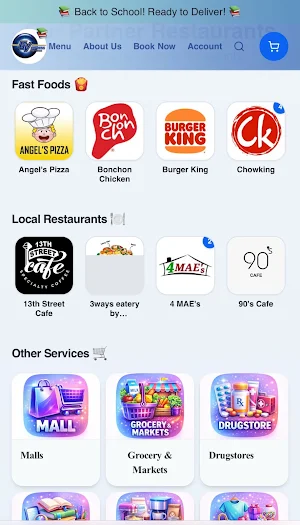 GV Express Services Screenshot 2