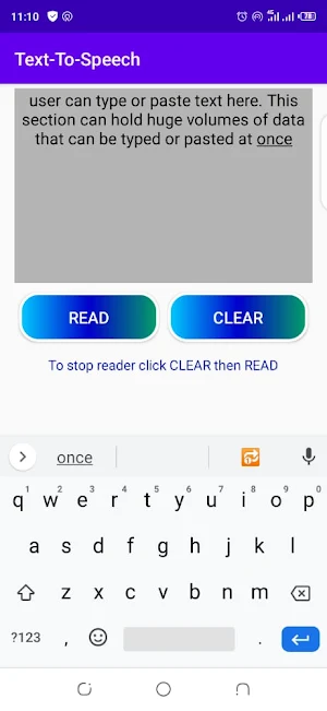 Text-to-Speech (TTS) - Note &  Screenshot 3