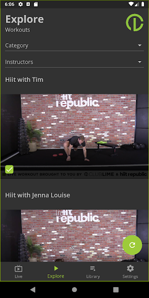 Club Lime at Home Screenshot 1