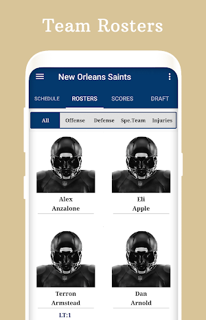 New Orleans - Football Live Score & Schedule Screenshot 2