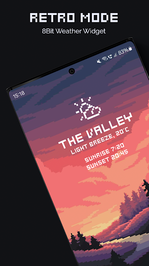 Retro Mode - Weather Widget Screenshot 0