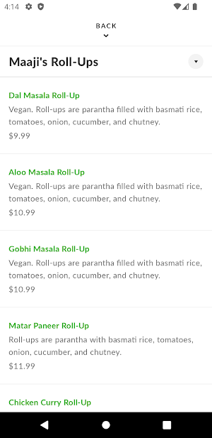 Maaji’s Street Kitchen Screenshot 2