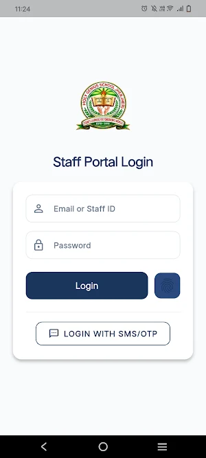 Holy Genius School Staff App Screenshot 0