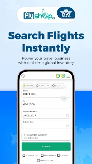 FlyShop- Flights & Hotels B2B Screenshot 1