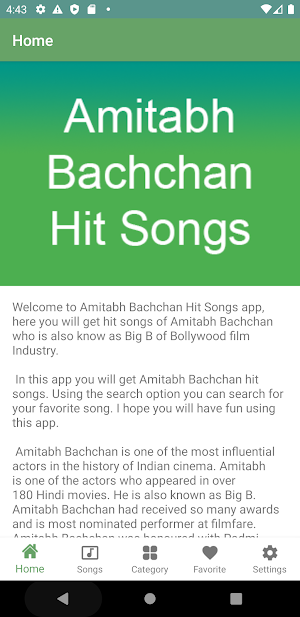 Amitabh Bachchan Hit Songs Screenshot 1