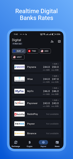 Change DZ: Exchange Rate Screenshot 1