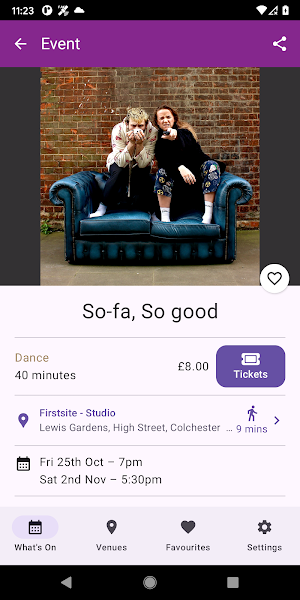 Colchester Fringe Festival Screenshot 1