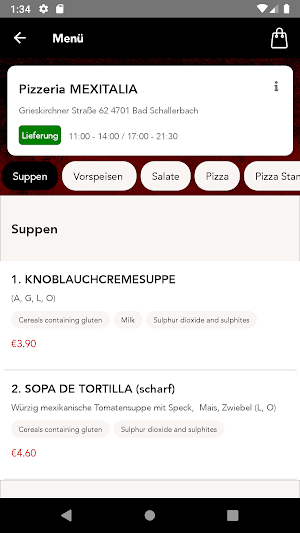 Pizzeria Mexitalia Screenshot 1