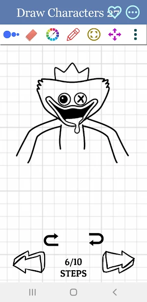 How to Draw Huggy Wuggy Easy Screenshot 1