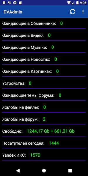 DimonVideo Admin Screenshot 0