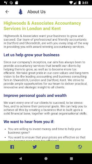 Highwoods & Associates Screenshot 1