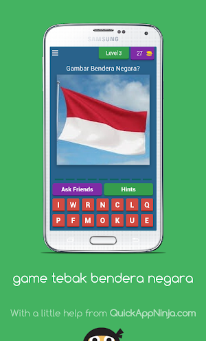 game tebak Gambar bendera negara, Screenshot 3