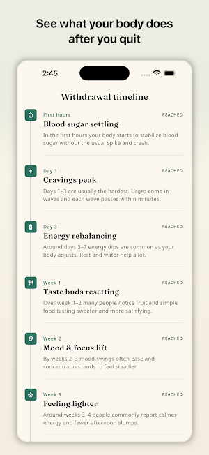 Quit Sugar: Sugar No Tracker Screenshot 1
