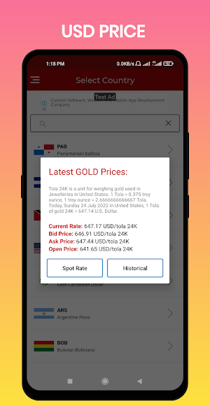 World Gold Price - All Country Screenshot 1