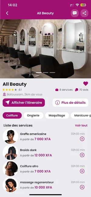 TopNyanga: Beauté et bien-être Screenshot 1