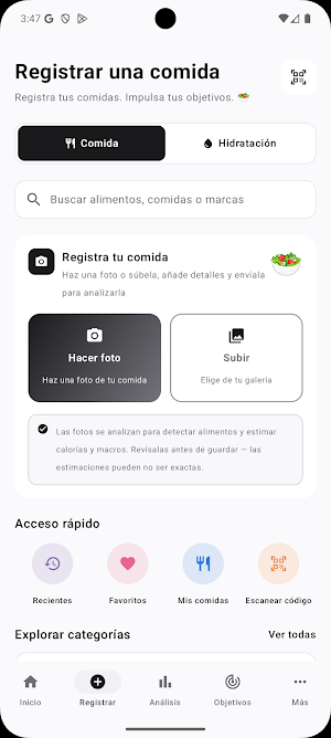 Caloría IA Screenshot 2