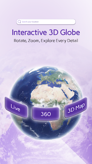 GlobeView 3D - Live Maps 360 Screenshot 0