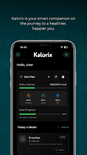 Kalorix: Calorie Counter Screenshot 2