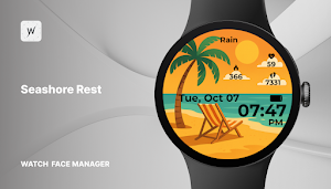 Seashore Rest Watch Face Screenshot 0