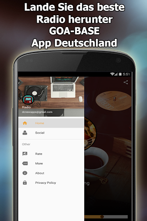 Radio GOA-BASE Online Kostenlos Deutschland Screenshot 2